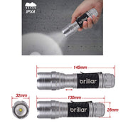 Brillar Mighty Mate Flashlight - 300 Lumen Battery Torch V915-BR0077