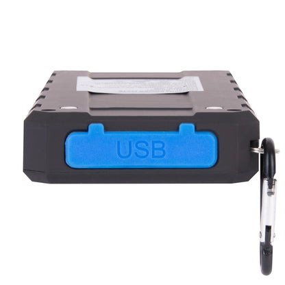 Brillar 8000mAh Solar USB Power Bank 200 Lumens LED Torch V915-BR0091
