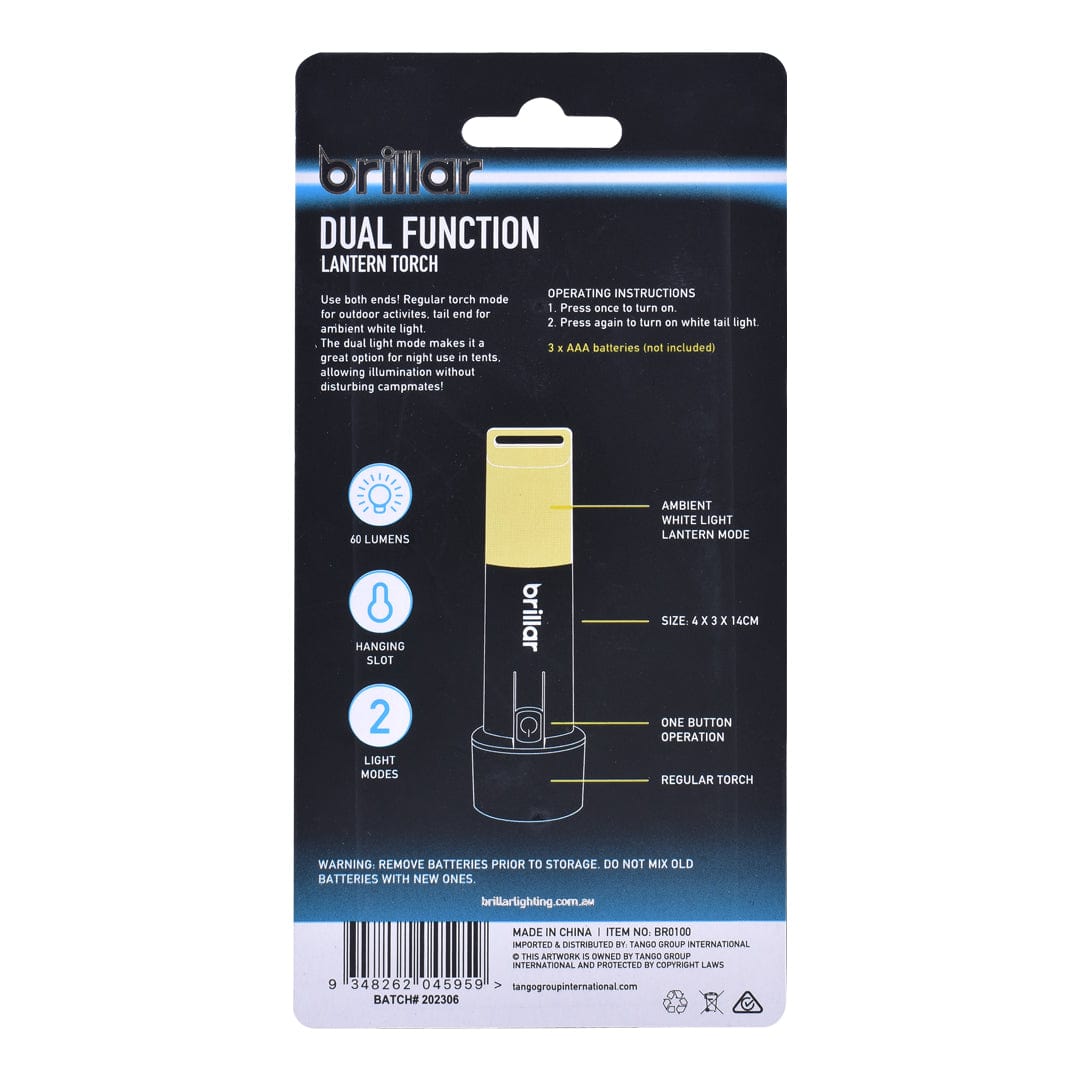 Brillar Dual Function Lantern Torch V915-BR0100