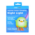 Squishy Cute Duck Night Light V915-BR0119