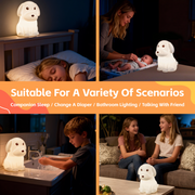 Squishy Dog Night Light V915-BR0120