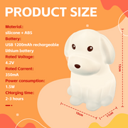 Squishy Dog Night Light V915-BR0120