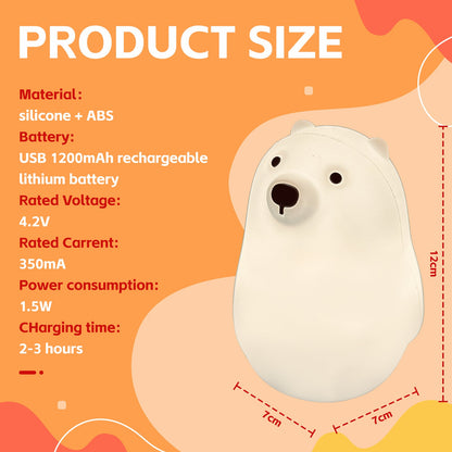 Squishy Polar Bear Night Light V915-BR0121
