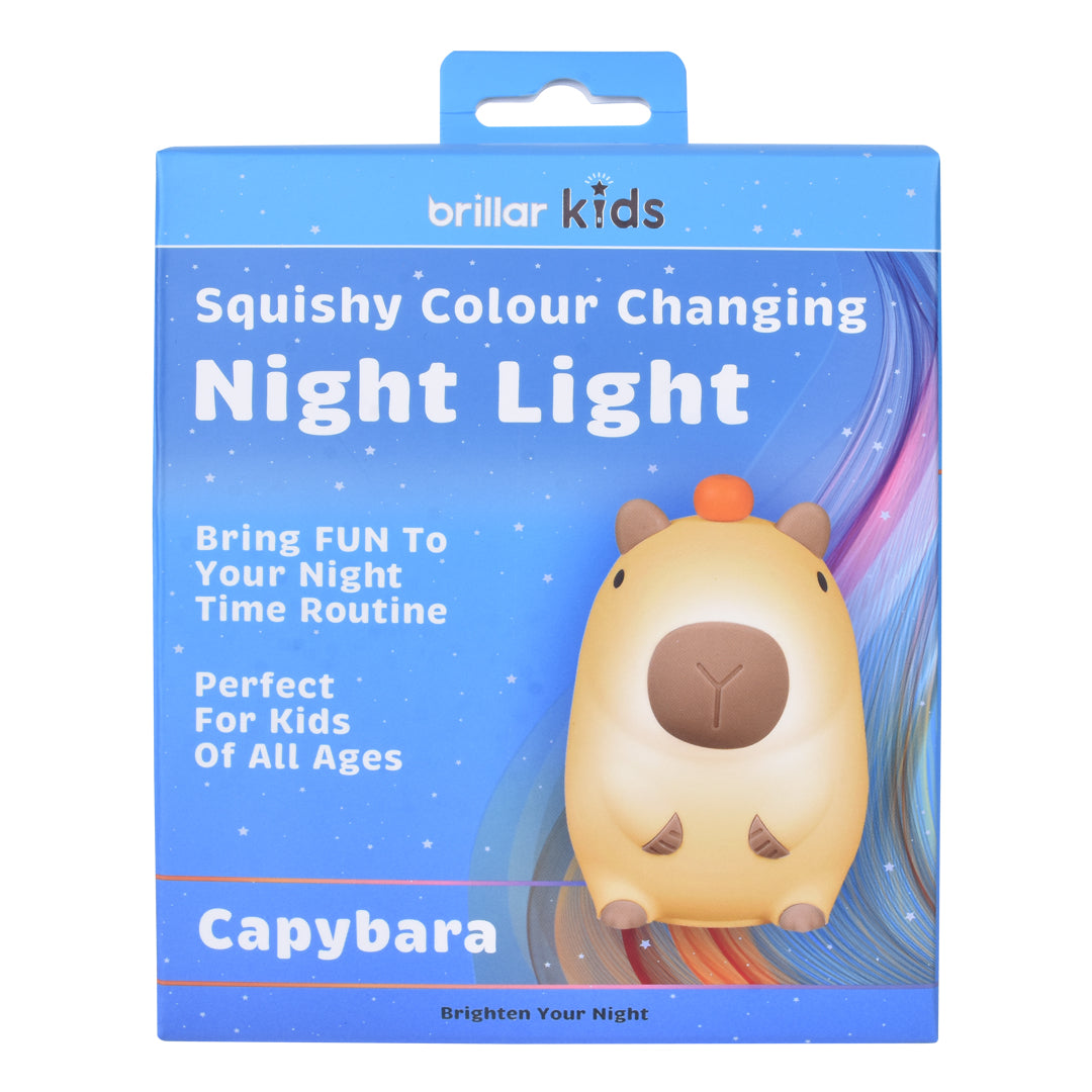 Squishy Capybara Night Light V915-BR0122