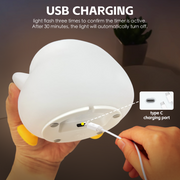 Squishy Capybara Night Light V915-BR0122
