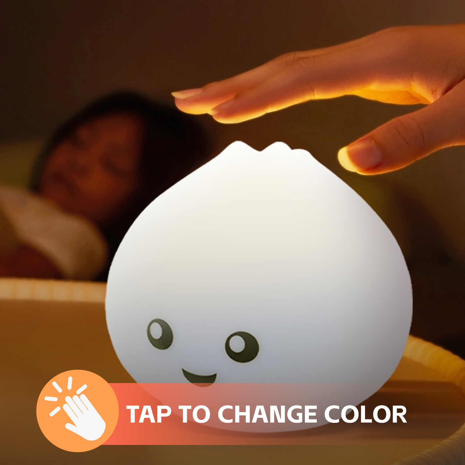 Squishy Dumpling Night Light V915-BR0123