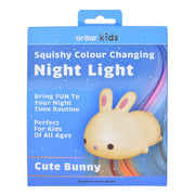 Squishy Cute Bunny Night Light V915-BR0124