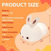 Squishy Cute Bunny Night Light V915-BR0124