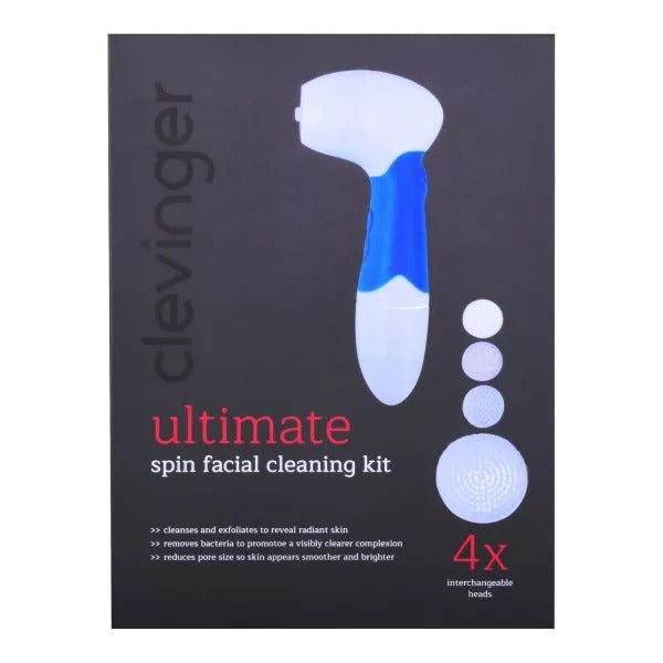 Clevinger Ultimate Spin Facial Cleansing Brush Set - 4 Heads V915-CV0021