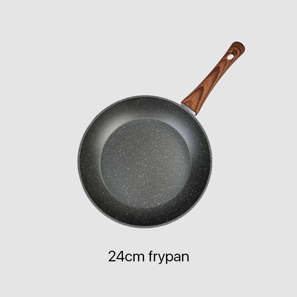 5Pieces Non-Stick Marble Coating Saucepan/Casserole/Fry Pan Cookware Set V915-CV0057