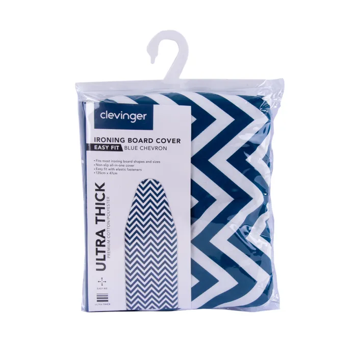 Ironing Board Cover 435x 115cm Blue Chervon V915-CV0250
