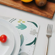 8 Pcs Clevinger MDF Placemats and Coasters Monstera V915-CV0287-CV0288