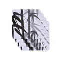 Clevinger Set of 4 MDF Coasters Bamboo V915-CV0289