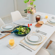 Clevinger Set of 4 MD Placemats Gold Border V915-CV0292