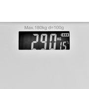 Clevinger Silver Digital Glass Bathroom Scale Max Capacity 180KG V915-CV0301