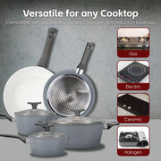 8 Pcs Clevinger Non-Stick Cookware Set V915-CV0316