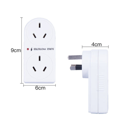 2400W Double Vertical Adapter with Surge Protection V915-EL0026