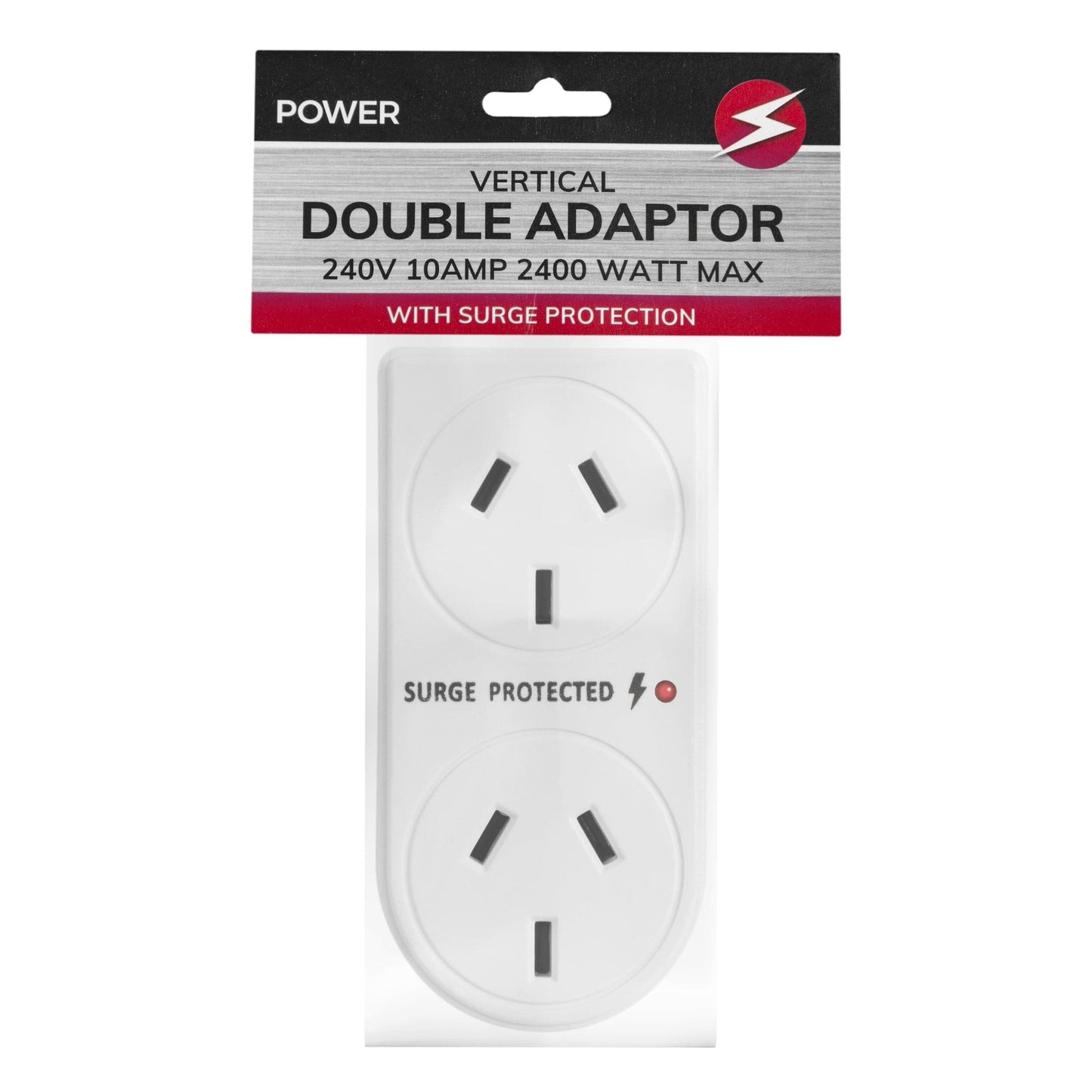 2400W Double Vertical Adapter with Surge Protection V915-EL0026