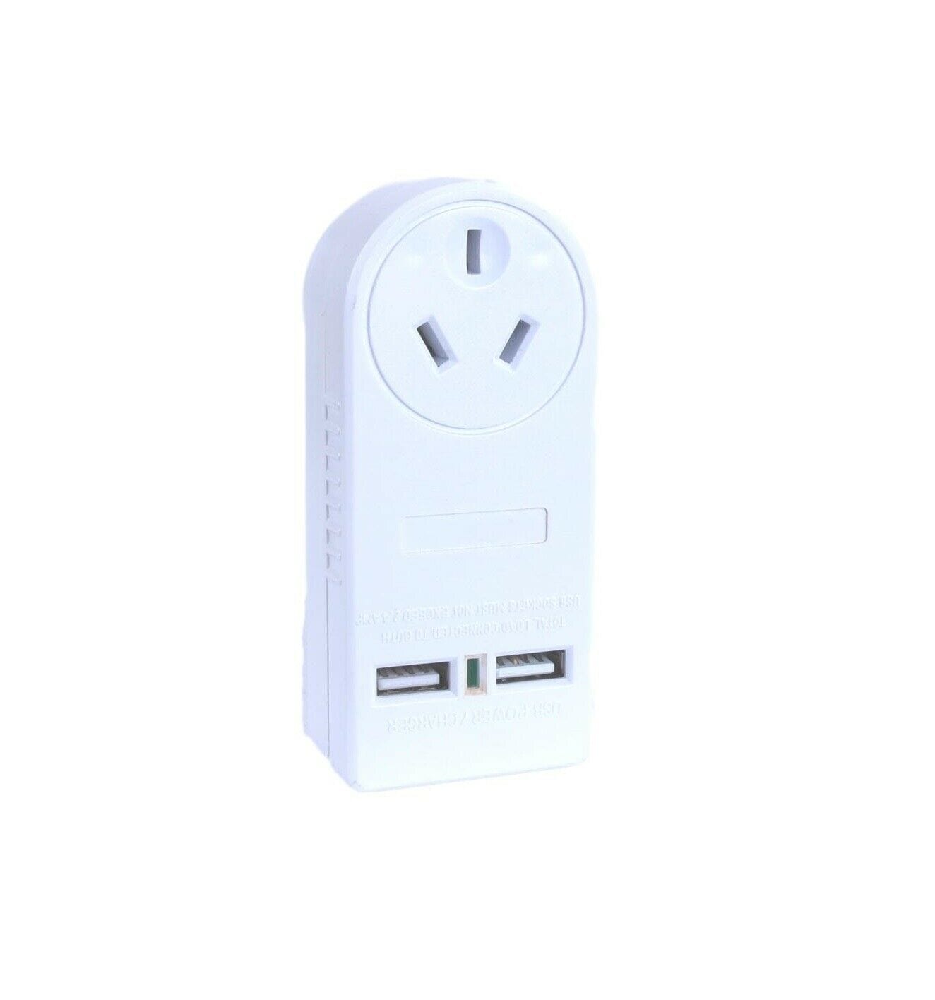 2 x 2400W High Powered Dual USB Charger Adaptor With Surge Protection V915-EL0027X2