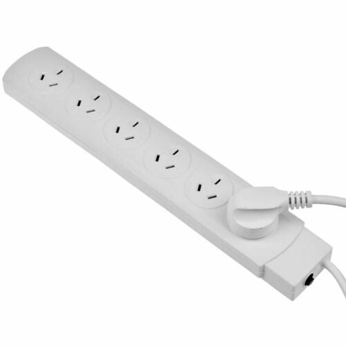 6 Outlet Power Board With Surge Protection 1M Lead Cable V915-EL0034