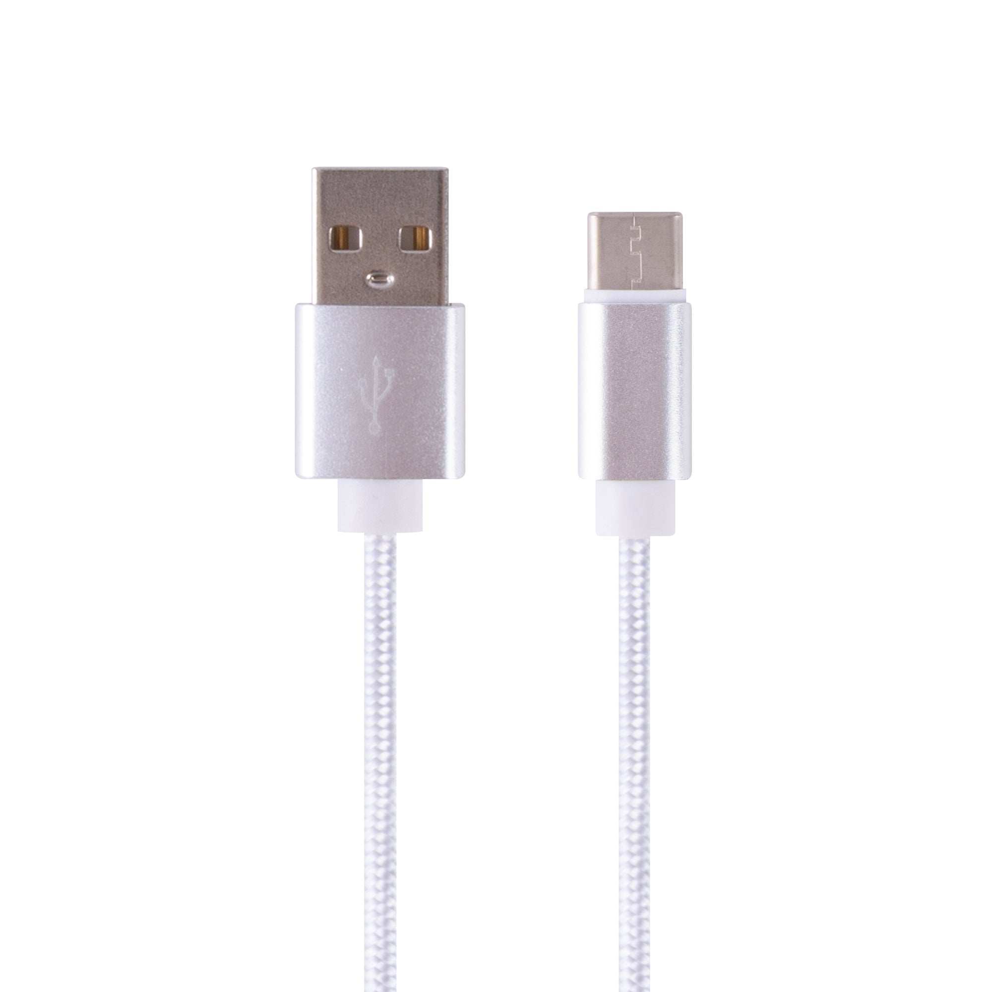 2M USB A to USB C Braided Charge & Sync Cable V915-EL0037