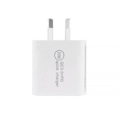 20W USB C & USB A QC3.0+PD Fast Charging Wall Charger V915-EL0045