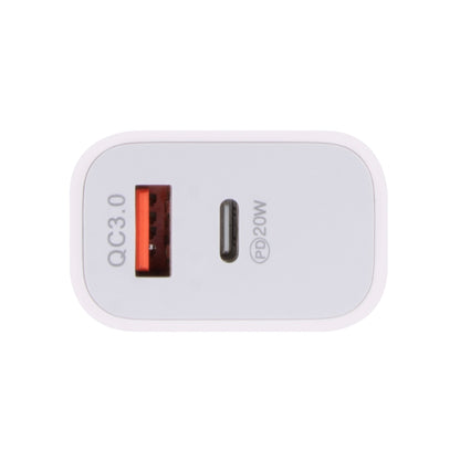 20W USB C & USB A QC3.0+PD Fast Charging Wall Charger V915-EL0045