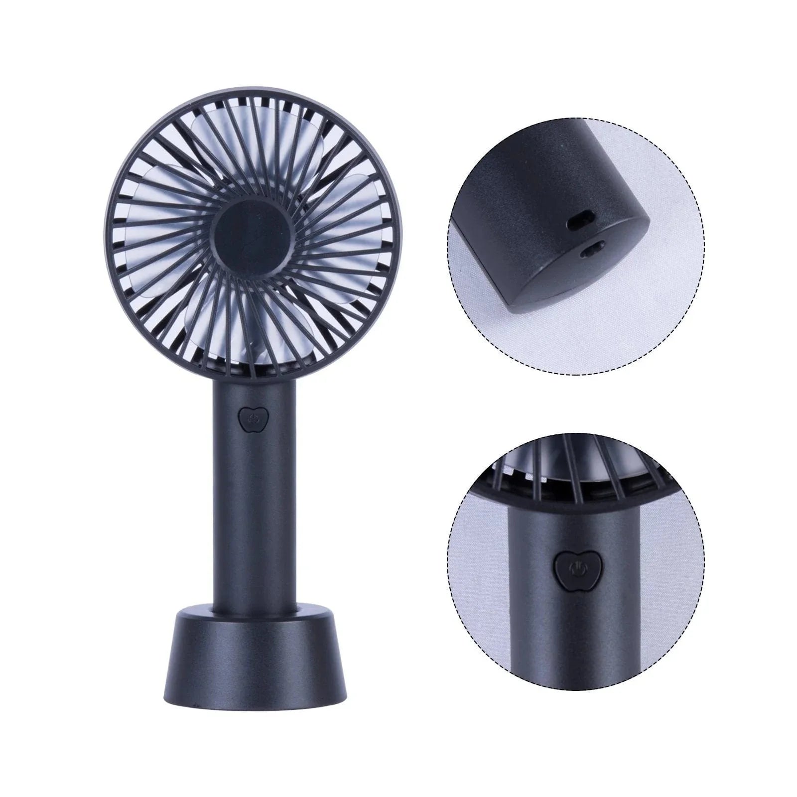 Mini USB Rechargeable Portable Fan with Table Stand V915-EL0078