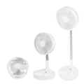 Folding Telescopic 4.5W Portable Height/Tilt Adjustable Rechargeable Cordless Fan V915-EL0079