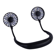 Sports Fan Hanging USB Charging Travel Creative Neck Tool Portable 3 Speeds V915-EL0080-BK