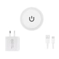 20W USB-C & USB-A Fast Charging Wall Charger + 15W Qi Wireless Charging Pad - Dual-Mode Power Kit V915-EL0091-EL0045