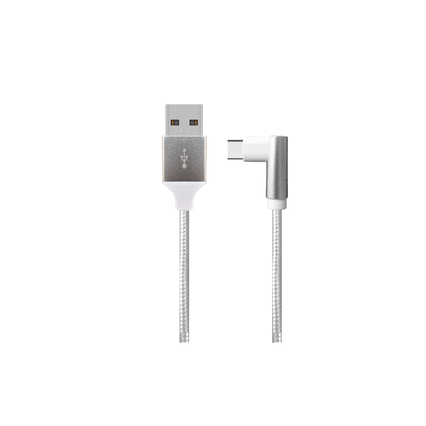 1M USB A to USB C Right Angle 90 Degree L Shape Fast Charging Cable V915-EL0100