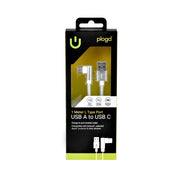 1M USB A to USB C Right Angle 90 Degree L Shape Fast Charging Cable V915-EL0100