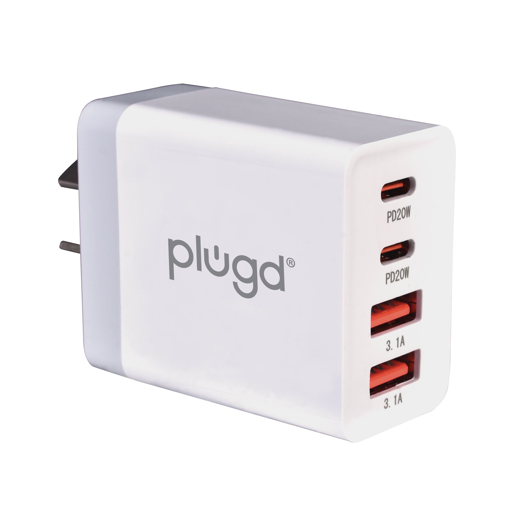 4 PORT WALL CHARGER USB C+USB A V915-EL0115