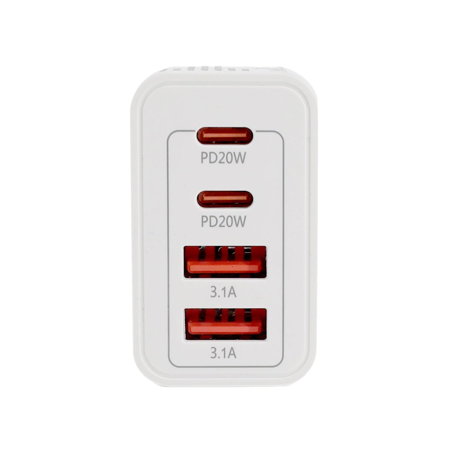 4 PORT WALL CHARGER USB C+USB A V915-EL0115