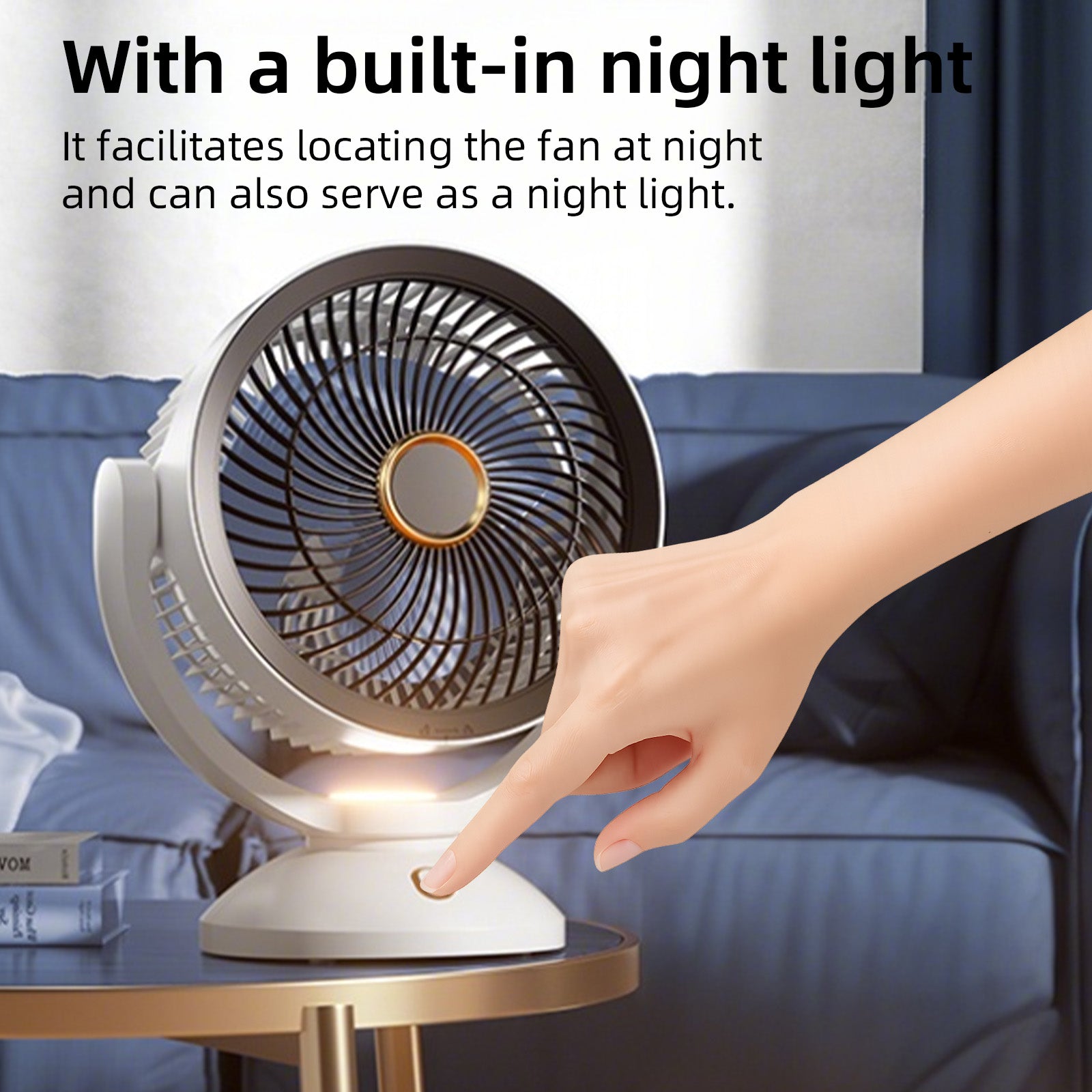 2000mAh RECHARGEABLE FAN V915-EL0126