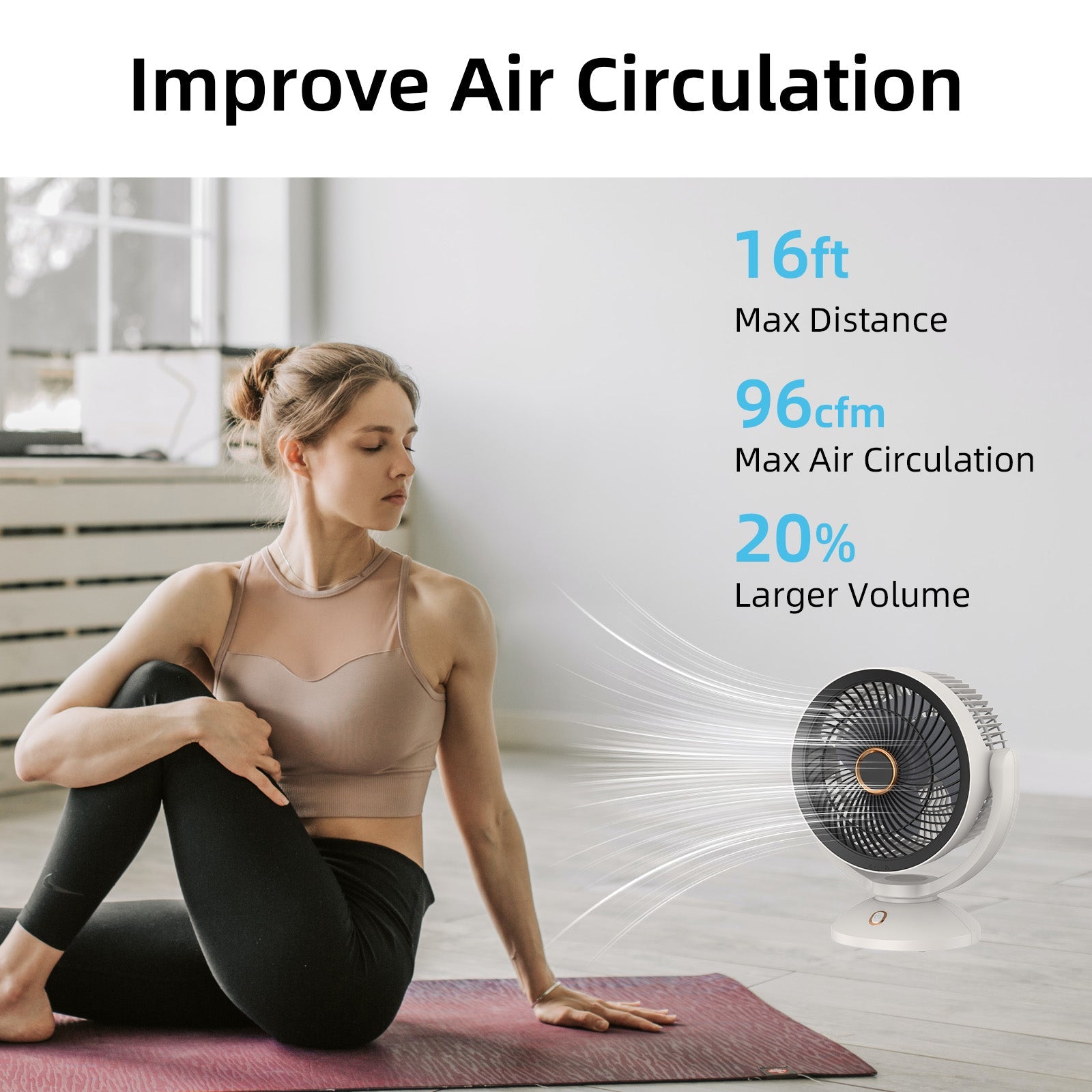 2000mAh RECHARGEABLE FAN V915-EL0126