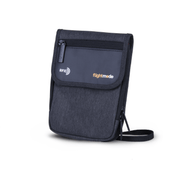 Flightmode RFID Neck Pouch - Charcoal V915-FB0007