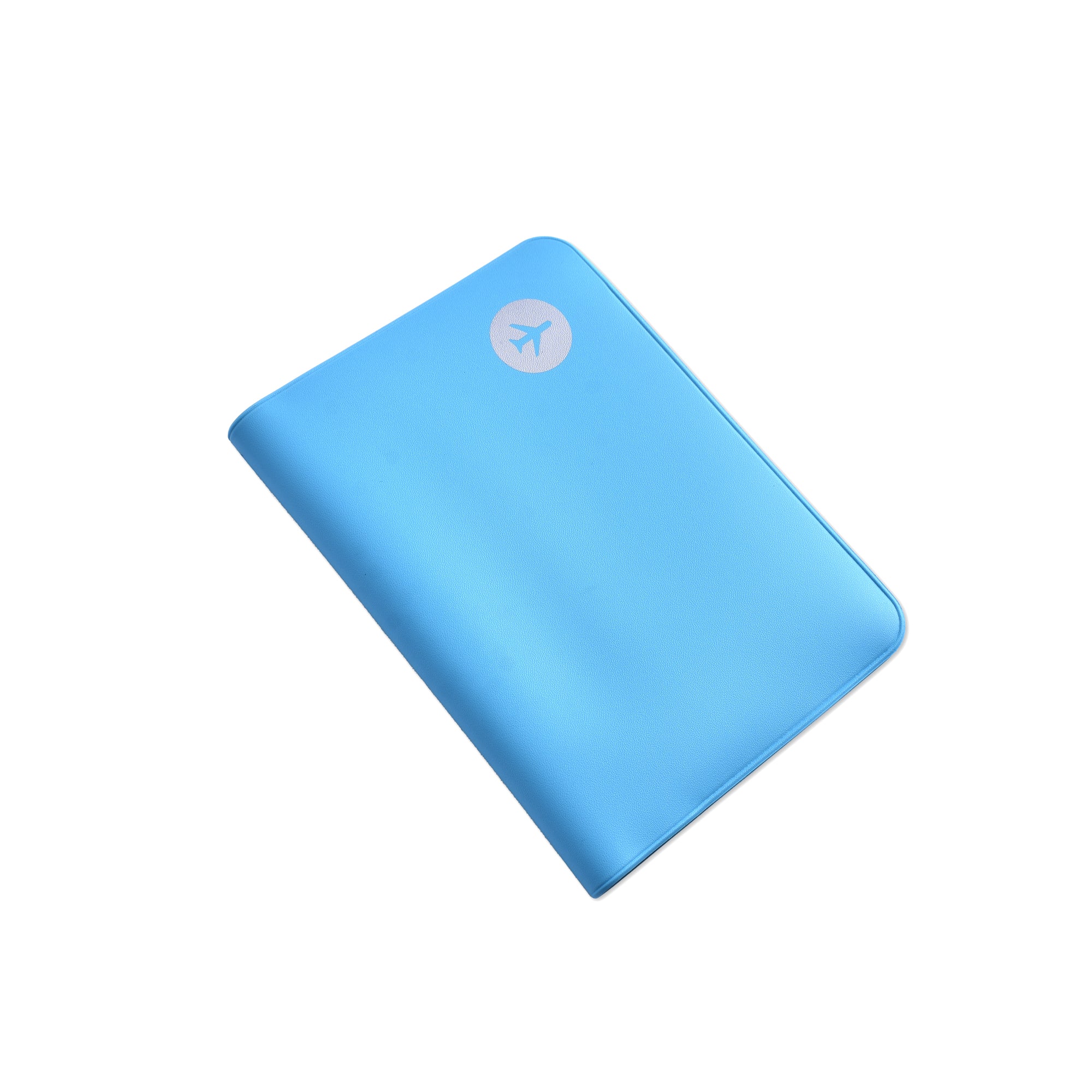 PVC Waterproof Wallet Travel Passport Holder-Blue V915-FM0012-BL