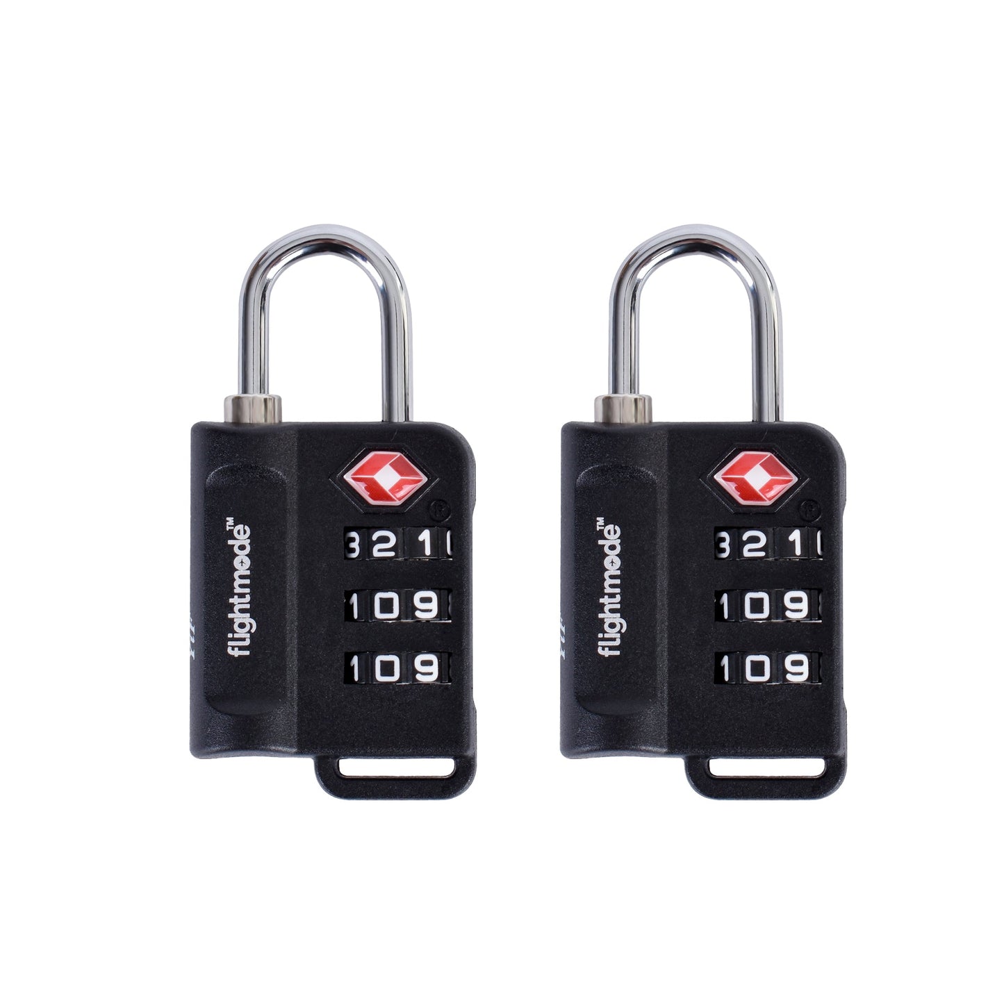 Flightmode TSA 3 Dial Indicator Padlock x2 V915-FM0021X2