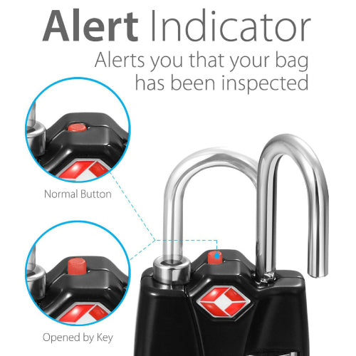 Flightmode TSA 3 Dial Indicator Padlock x2 V915-FM0021X2