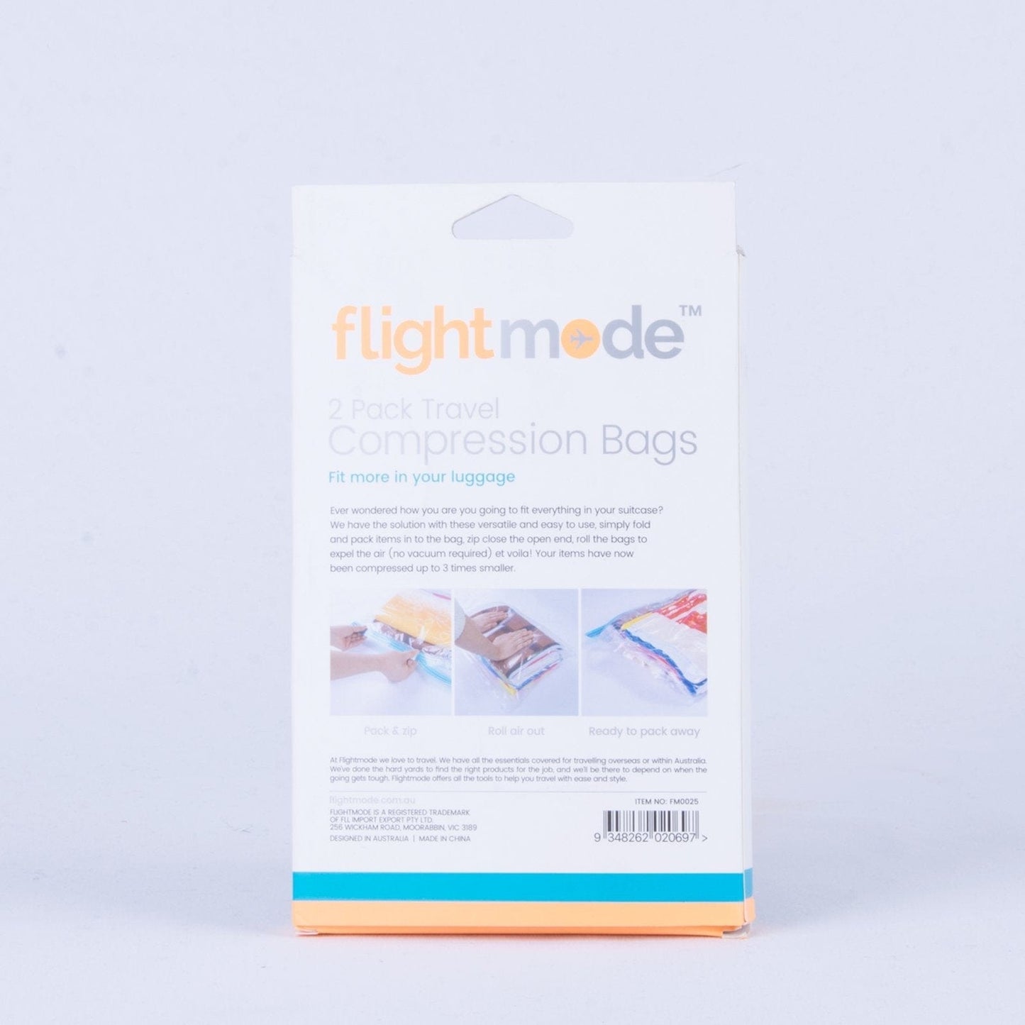 2 Pack Easy Care Travel Vacuum Compression Bags V915-FM0025