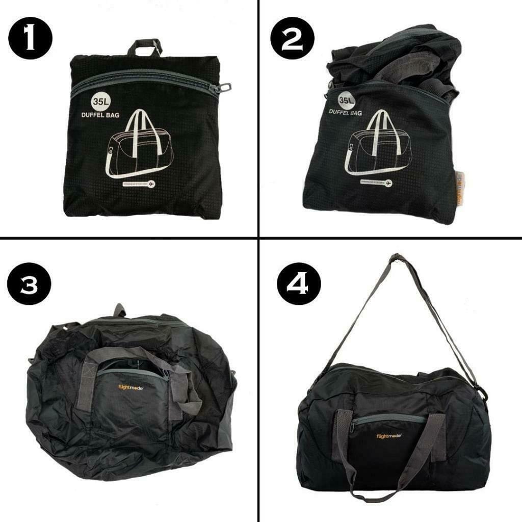 35L Foldable Lightweight Duffel Travel Bag V915-FM0027