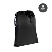 8 pcs Travel Laundry Bag - Water Resistant Drawstring Clothes Organiser for Sports, Gym & Travel V915-FM0033X8