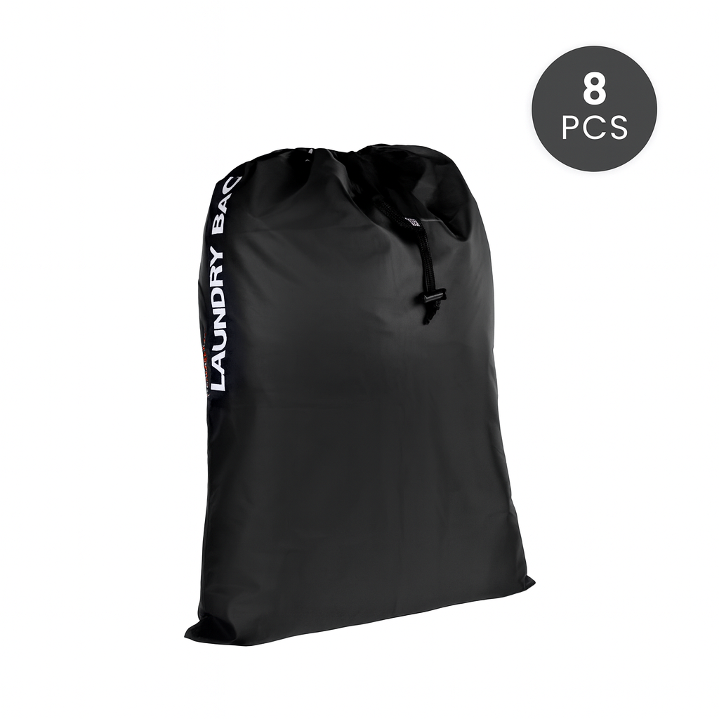 8 pcs Travel Laundry Bag - Water Resistant Drawstring Clothes Organiser for Sports, Gym & Travel V915-FM0033X8