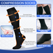 Travel Anti-Fatigue Flight Compression Socks-M V915-FM0045