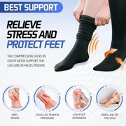 Travel Anti-Fatigue Flight Compression Socks-M V915-FM0045