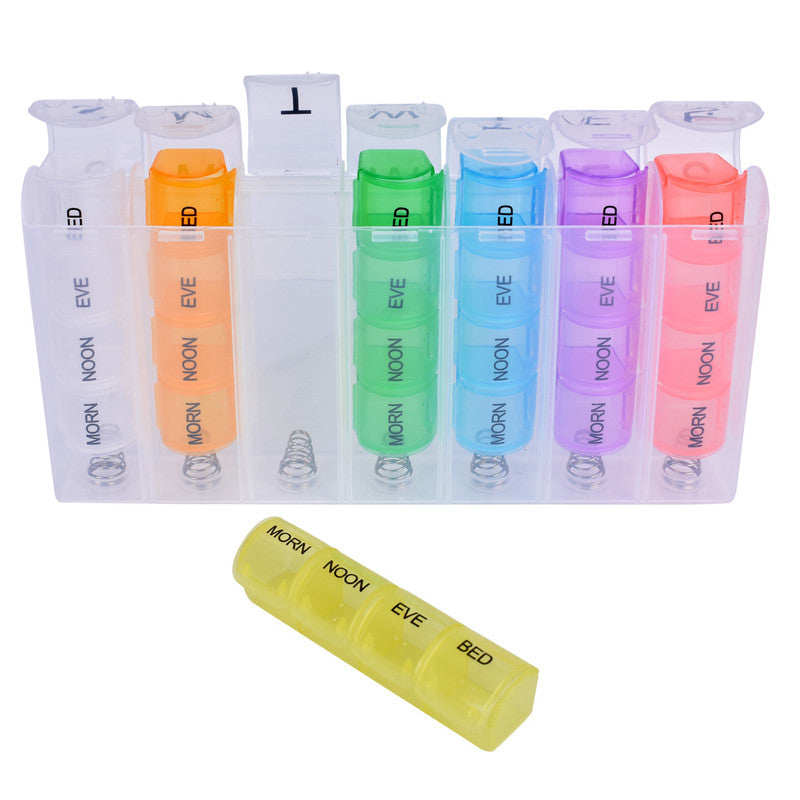 Flightmode 7 Day Travel Pill Box Medicine Organiser with Individual Daily Compartment V915-FM0111