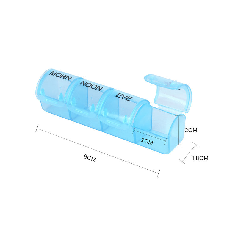 Flightmode 7 Day Travel Pill Box Medicine Organiser with Individual Daily Compartment V915-FM0111