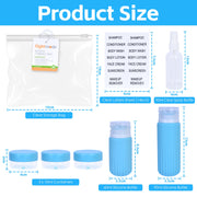 8 Pcs Travel Bottles Set for Toiletries V915-FM0125